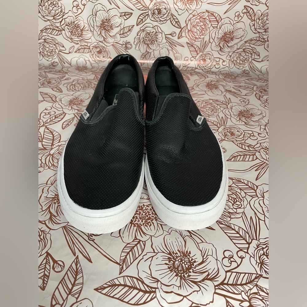 Black Vans Slip Ons